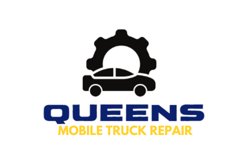 this image shows queens mobile truck repair logo